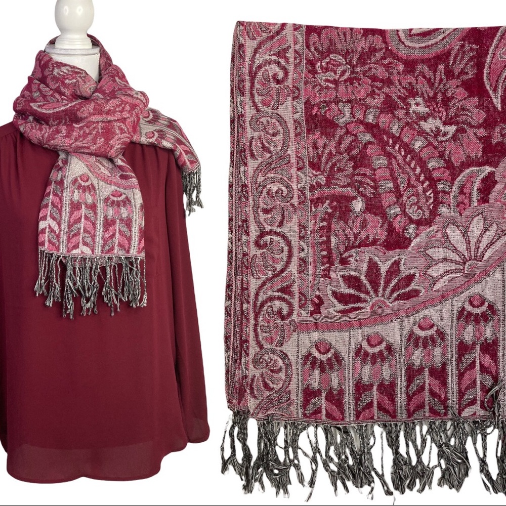 Paisley Pashmina Scarf